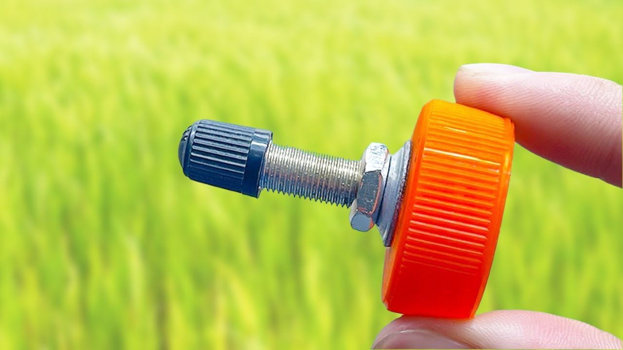 Attach a plastic bottle cap this way! You'll be amazed at the results. Little known trick