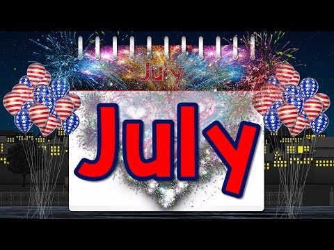July | Fun Calendar Song for Kids | Month of the Year | Jack Hartmann
