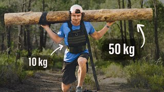 Leg day in the wild : Solo training and camping