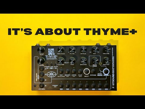 Bastl THYME+ multi-tap tape delay pedal. Tutorial and patch ideas with modular
