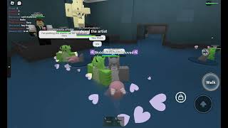 Timothy the Kawaii Shark plush overload and mod in public Kaiju Paradise (Roblox)