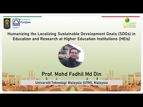 Prof. Mohd Fadhil Md Din, Representative of Vice- Chancellor, Universiti Teknologi Malaysia (UTM), Malaysia