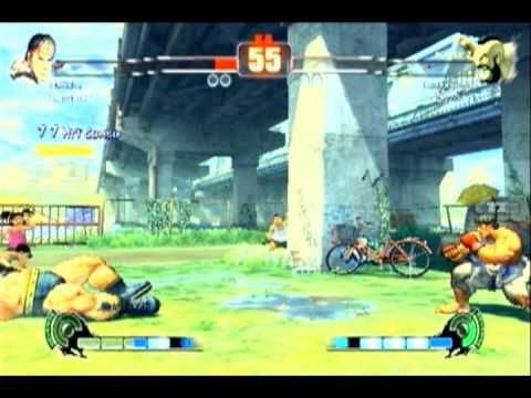 Street Fighter 4 G1 Battles: Ryu (Me) vs Zangief (Huangooooo 1)