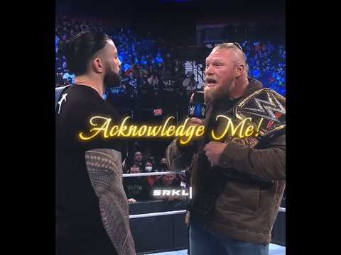 Clash of Titans - " Roman vs Brock " Edit | AL NACER!(Slowed) #wwe #romanreigns #brocklesnar #shorts