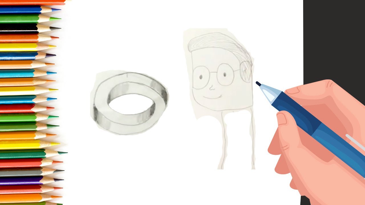 Easy Pencil Sketches Optical Illusion 3D drawing ideas for Kids