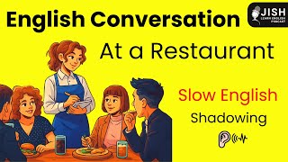 How to Order Food in English at a Restaurant | Slow & Easy English Speaking Practice for Beginners