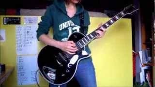 the GazettE MY DEVIL ON THE BED Guitar Cover (Uruha&#39;s part)