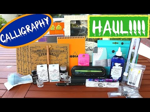 Calligraphy Haul - Calligraphy Supplies for Beginners