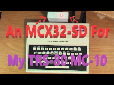 An MCX32-SD For My TRS-80 MC-10