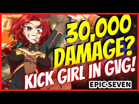 [Epic Seven] Hwayoung does CRAZY DAMAGE!😱😱(Guild War Showcase!)