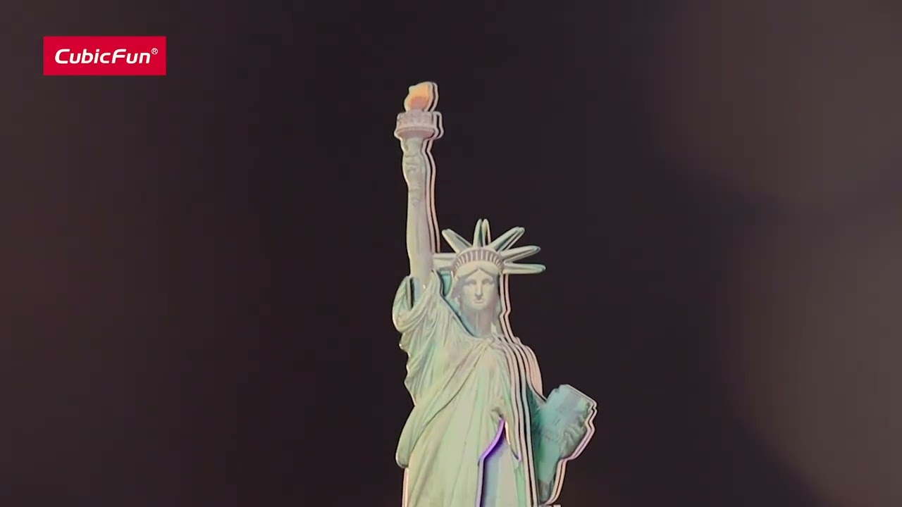 CubicFun 3D Puzzle Freiheitsstatue LED 79 Teile CubicFun 3D Puzzle Freiheitsstatue LED 79 Teile