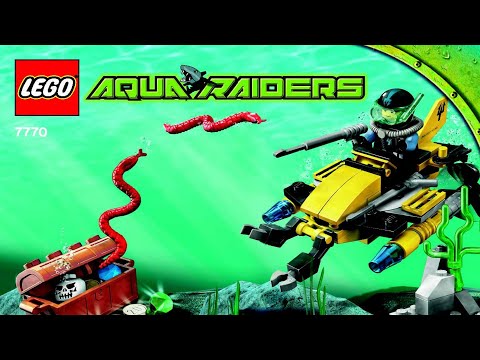 LEGO instructions - Aqua Raiders - 7770 - Deep Sea Treasure Hunter