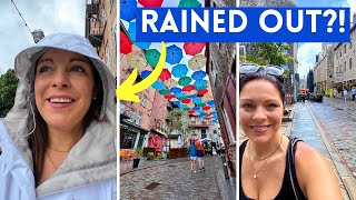 WILD Weather hits Quebec City on HAL Volendam!