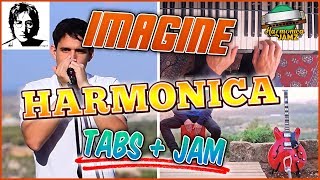 Imagine: Harmonica Jam Track + TABS (John Lennon)