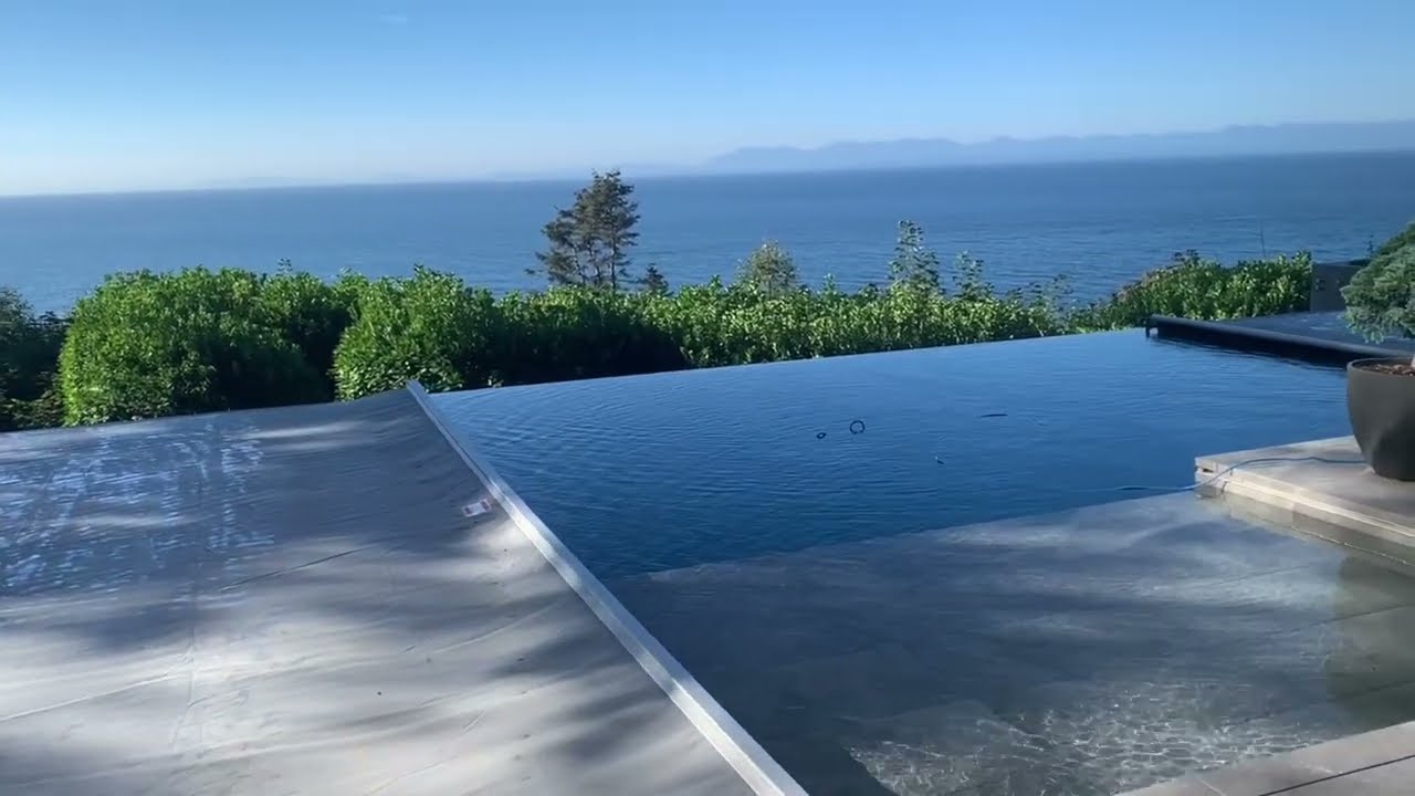 Safety Meets Beauty Infinity Edge Pool Covers by Pool Patrol