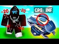 I secretly used INFINITE CPS in Roblox Bedwars..