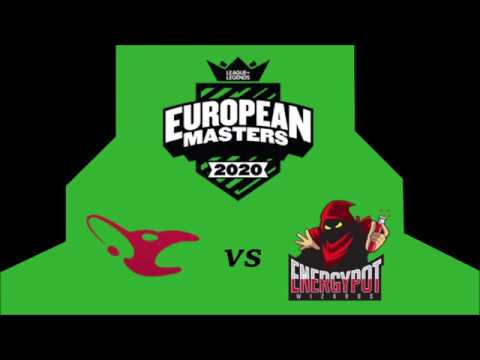 Mousesports vs Energypot Wizards | European Masters Spring 2020 | Groups