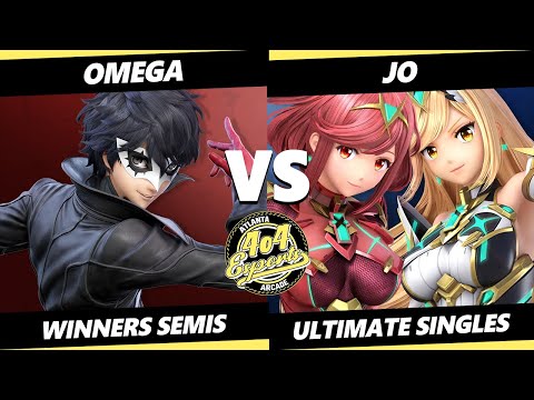 4o4 Smash Night 28 Winners Semis - Omega (Joker) Vs. Jo (Pyra Mythra) SSBU Ultimate Tournament