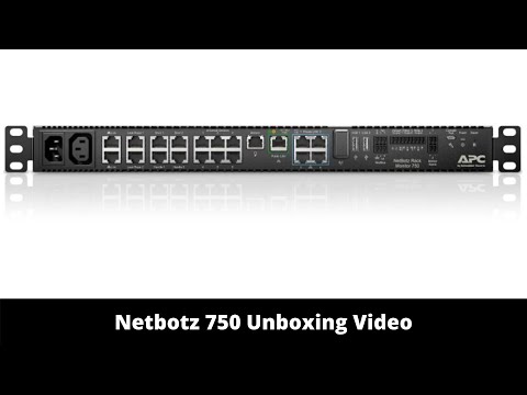 APC NETBOTZ stelažas MONITORIUS 750 video