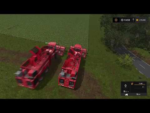FS17 PS4 Multiplayer On Drumard Farm Timelapse #3: Harvesting Sugarbeets !!