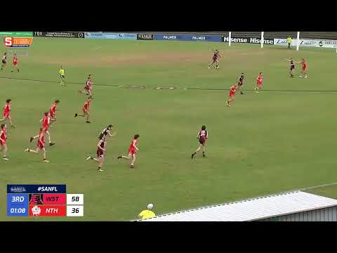 West's Tom Scully kicks 3 goals - Rd 14 U18 Torrens University Cup