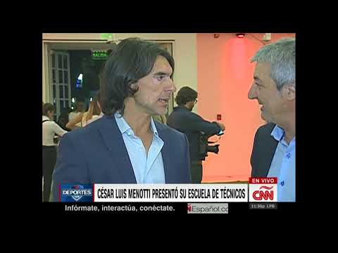 Hugo Manu Correa - CNN - Menotti lanza su Escuela de Técnicos