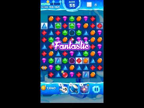 Jewel Pop Mania:Match 3 Puzzle Level 85 ( Jewel Ice Episode ) - Walkthrough ( No Booster )