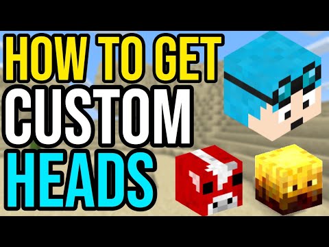 How To Get Custom Mob & Player Heads | Minecraft Bedrock Edition