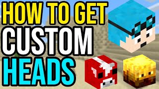 How To Get Custom Mob & Player Heads | Minecraft Bedrock Edition