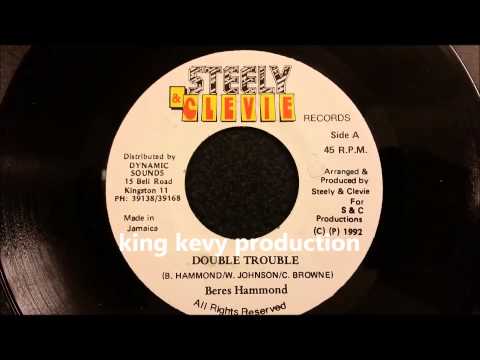 Beres Hammond - Double Trouble - Steelie and Clevie 7" w/ Version