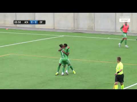 Ayabulela Konqobe Ekenas IF July 25 match vs AC Kajaani