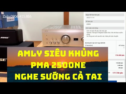 #VBT81 Amly Siêu Khủng, DENON PMA2500NE, Nghe Thích thật