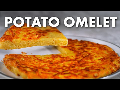Potato Omelet (with 1 potato ) !