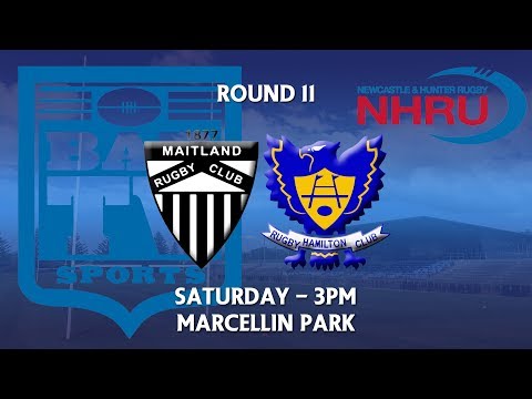 2018 NHRU Round 11 Premier 1 - Maitland v Hamilton Hawks