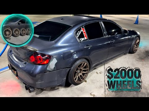 INSTALLING $2000 ESR WHEELS ON MY TUNED INFINITI G37 ‼️🤩