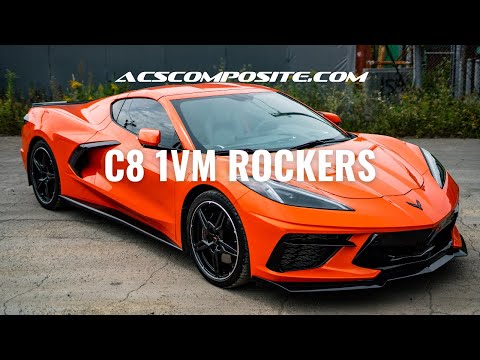 ACS Composite 2020+ C8 Corvette 1VM Side Rockers | PN 50-4-035 | Installation Video