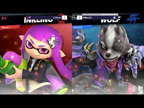 Tap Jump Smash Ultimate Winners Finals   MikeAG Wolf vs Cybrus Inkling