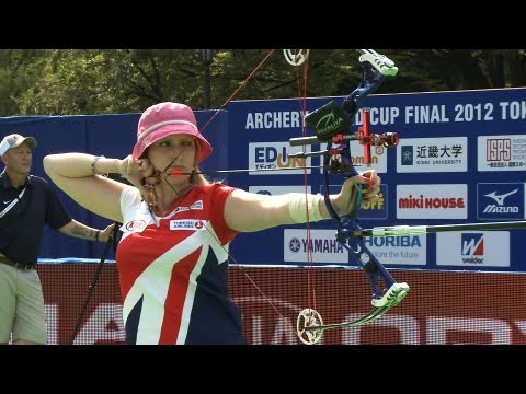 Danielle Brown v Christie Colin – compound women semifinal | Tokyo 2012 Archery World Cup Final