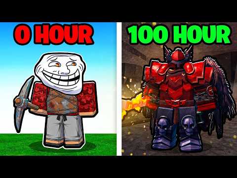 I SPENT 100 HOURS In Roblox THE FORGE..