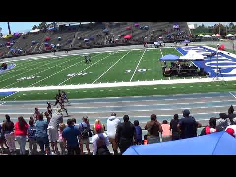 9-10 Girls 100 USATF Region 15 JO Championships 6-24-2018