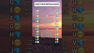Find your initials sign #shorts #initials #youtubeshorts
