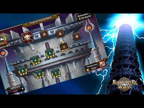 MY TOA HELL 3* CLEAR FLOOR 1 to 5 - November 2020 - Summoners War