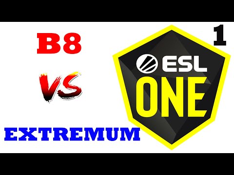 B8 VS EXTREMUM Game 1 ESL One CIS Online Season 1: Decider Tournament