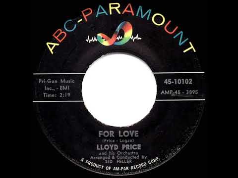 1960 HITS ARCHIVE: For Love - Lloyd Price