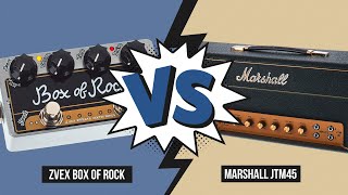 Video thumbnail for Pedal vs. Original - JTM45 vs. ZVEX Box of Rock - Comparison (no talking) by Guitar Bonedo