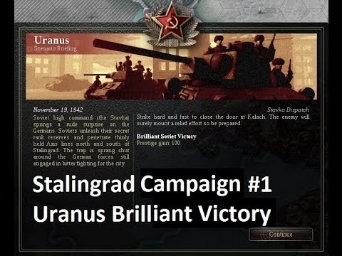 Lets Play: Unity of Command - Soviet Campaign: Uranus Brillant Victory (HD)