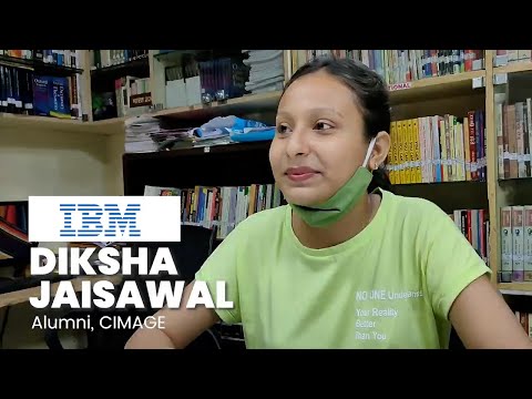 CIMAGE Alumni Diksha Jaiswal sharing her experience and journey at college | Success Story