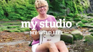 preview picture of video 'My Studio - Carol, Kimmeridge Bay, Dorset'