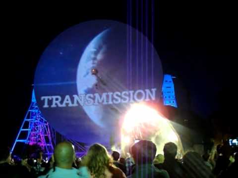 Flaming Lips at Jodrell Bank. Satellite Projection and Race for the Prize