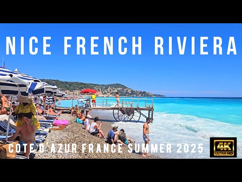 [4K] Walking tour of Nice🌴 France 🇫🇷 | Glamour and Mediterranean atmosphere! French Riviera